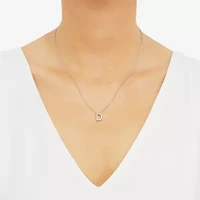 Limited Quantities! "D" Womens 1/10 CT. T.W. Natural White Diamond Sterling Silver 18 Inch Pendant Necklace