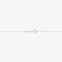 Limited Quantities! "G" Womens Diamond Accent Natural White Diamond Sterling Silver 18 Inch Pendant Necklace