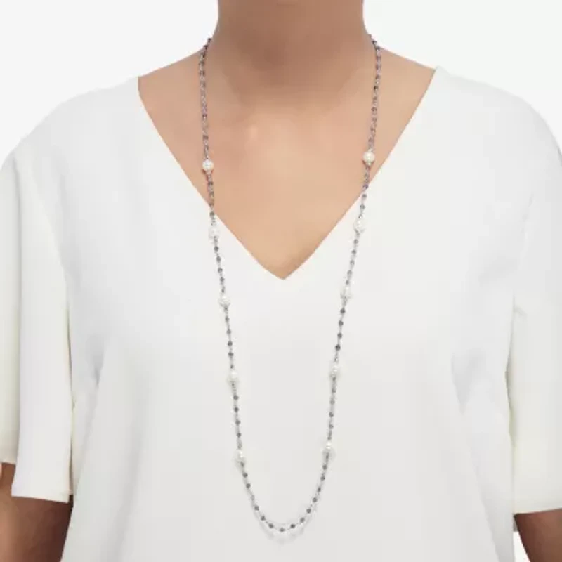Limited Quantities! Womens White Inch Strand Necklace