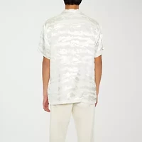 Forever 21 Mens Short Sleeve Abstract Button-Down Shirt