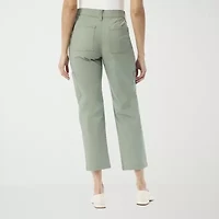 Gloria Vanderbilt Womens Straight Mid Rise Ankle Pant
