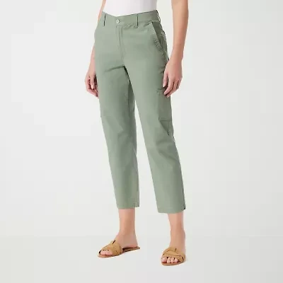 Gloria Vanderbilt Womens Straight Mid Rise Ankle Pant