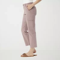 Gloria Vanderbilt Womens Straight Mid Rise Ankle Pant