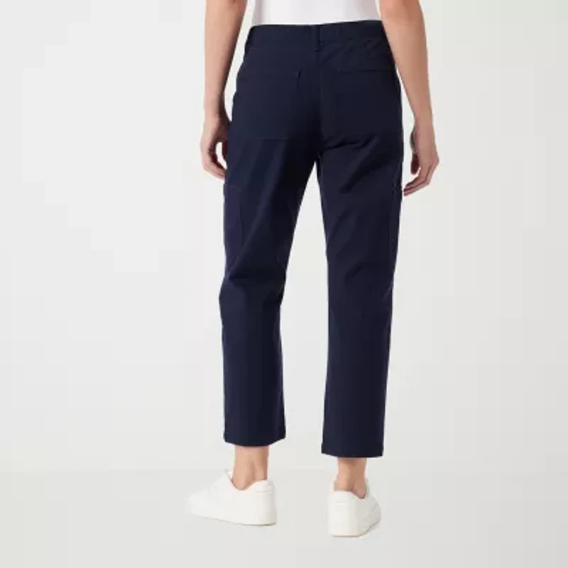 Gloria Vanderbilt Womens Straight Mid Rise Ankle Pant