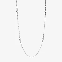 Limited Quantities! Womens White Sterling Silver Inch Strand Necklace