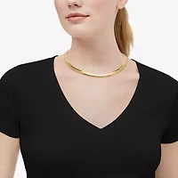 Made in Italy Womens 14K Gold Over Silver 18 Inch Pendant Necklace