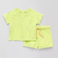 Okie Dokie Baby Boys 2-pc. Short Set