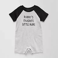 Okie Dokie Baby Boys Short Sleeve Romper