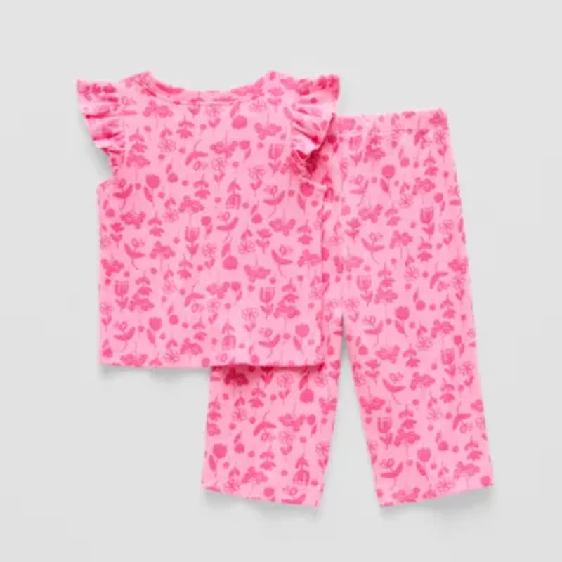 Okie Dokie Baby Girls 2-pc. Pant Set