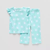 Okie Dokie Baby Girls 2-pc. Pant Set