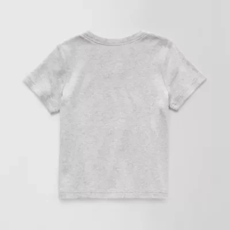 Okie Dokie Toddler & Little Boys Crew Neck Short Sleeve Regular Fit Graphic T-Shirt