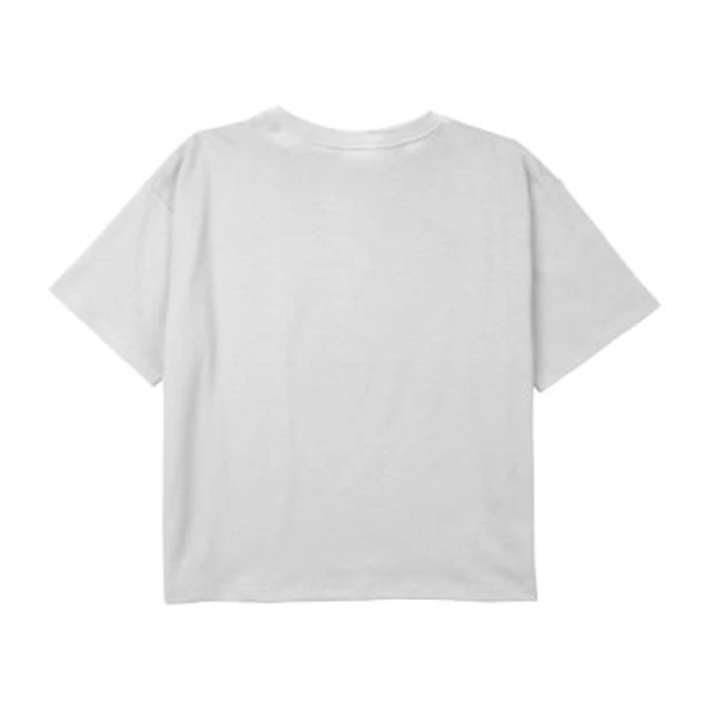 Disney Collection Little & Big Kid Girls Crew Neck Short Sleeve Regular Fit Mickey Mouse Minnie Graphic T-Shirt
