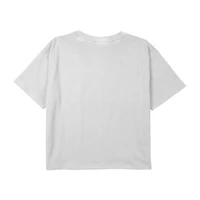 Disney Collection Little & Big Kid Girls Crew Neck Short Sleeve Regular Fit Mickey Mouse Minnie Graphic T-Shirt