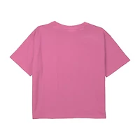 Disney Collection Little & Big Kid Girls Crew Neck Short Sleeve Mickey Mouse Minnie Graphic T-Shirt