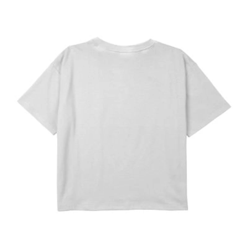 Disney Collection Little & Big Kid Girls Crew Neck Short Sleeve Regular Fit Lilo Stitch Graphic T-Shirt