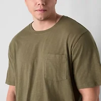 mutual weave Mens Crew Neck Short Sleeve Big and Tall T-Shirt
