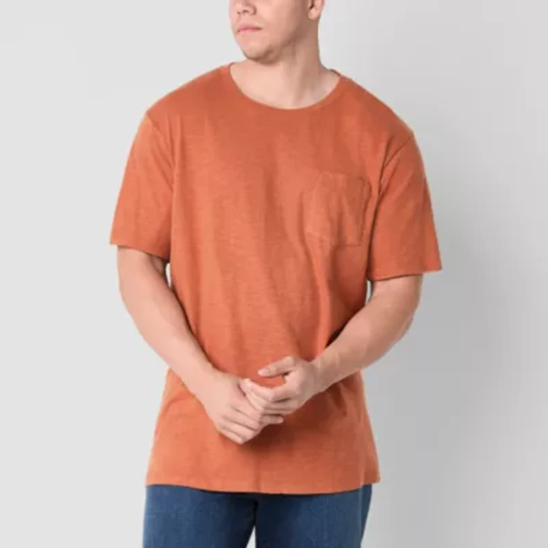mutual weave Mens Crew Neck Short Sleeve Big and Tall T-Shirt