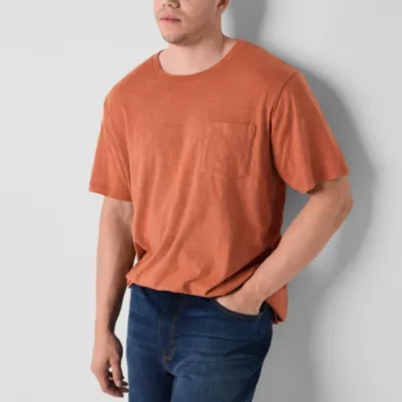 mutual weave Mens Crew Neck Short Sleeve Big and Tall T-Shirt