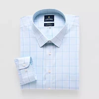 Stafford Smart Tech Mens Big & Tall Regular Fit Stretch Fabric Wrinkle Free Long Sleeve Dress Shirt