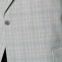 J. Ferrar Mens Big and Tall Plaid Sport Coat