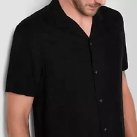 J. Ferrar Mens Short Sleeve Camp Shirt