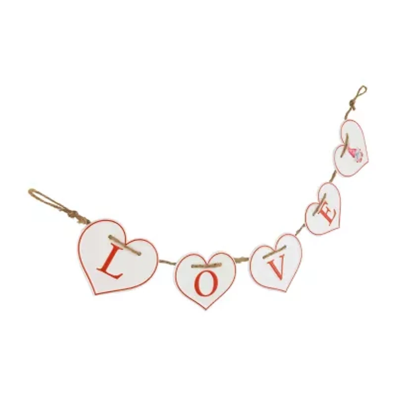 Northlight Hearts Love Wall Sign