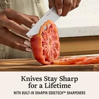 Calphalon 15-pc. with Sharpin Edgetech Knife Block Set