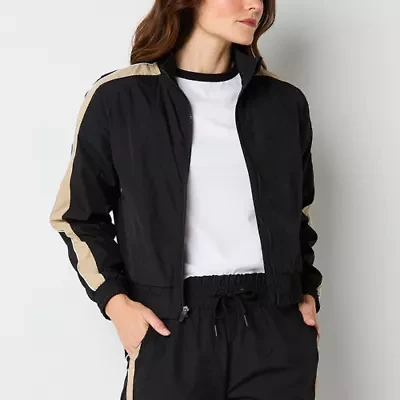 Xersion Womens Woven Lightweight Track Jacket