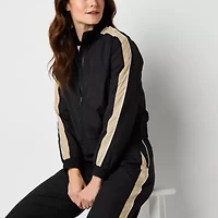 Xersion Womens Woven Lightweight Track Jacket