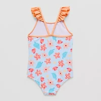 Disney Collection Little & Big Kid Girls Moana One Piece Swimsuit