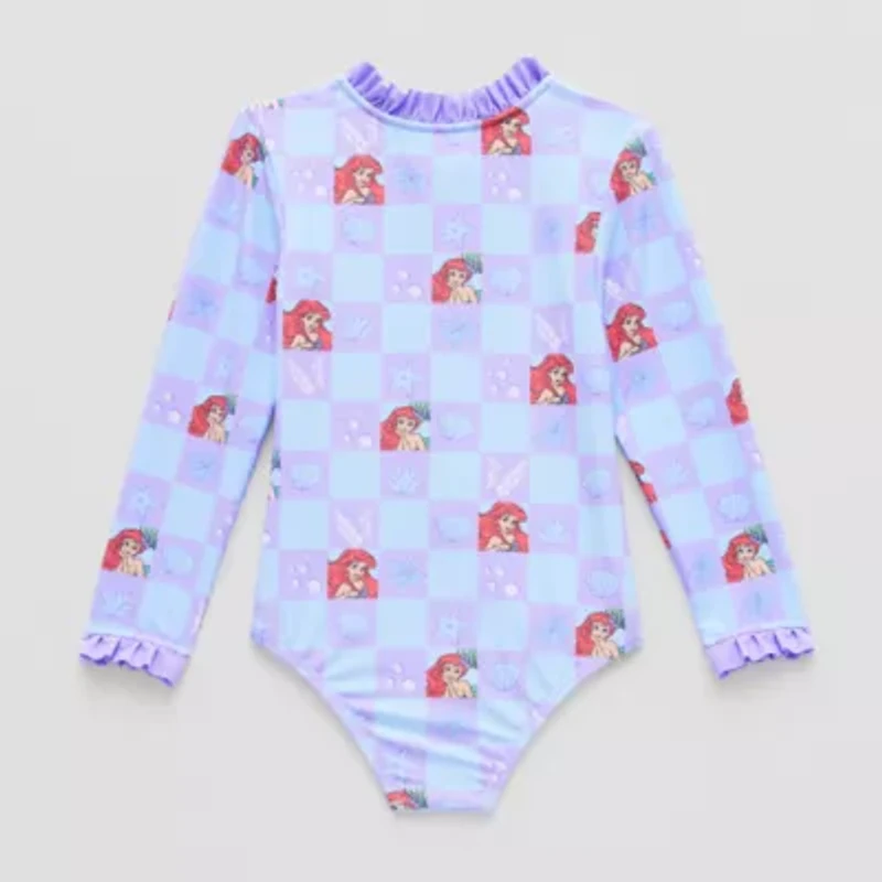 Disney Collection Little & Big Kid Girls Ariel One Piece Swimsuit