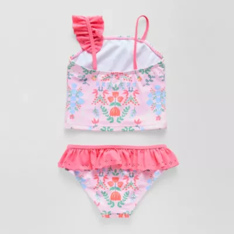 Disney Collection Little & Big Kid Girls Princess 2-pc. Tankini Set