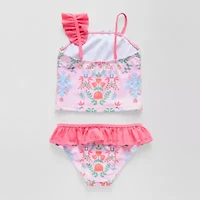 Disney Collection Little & Big Kid Girls Princess 2-pc. Tankini Set