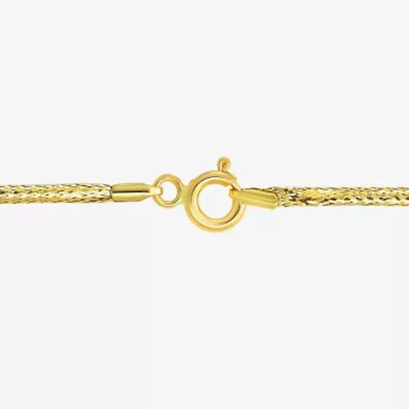 Made in Italy Womens 14K Gold 18 Inch Chain Necklace