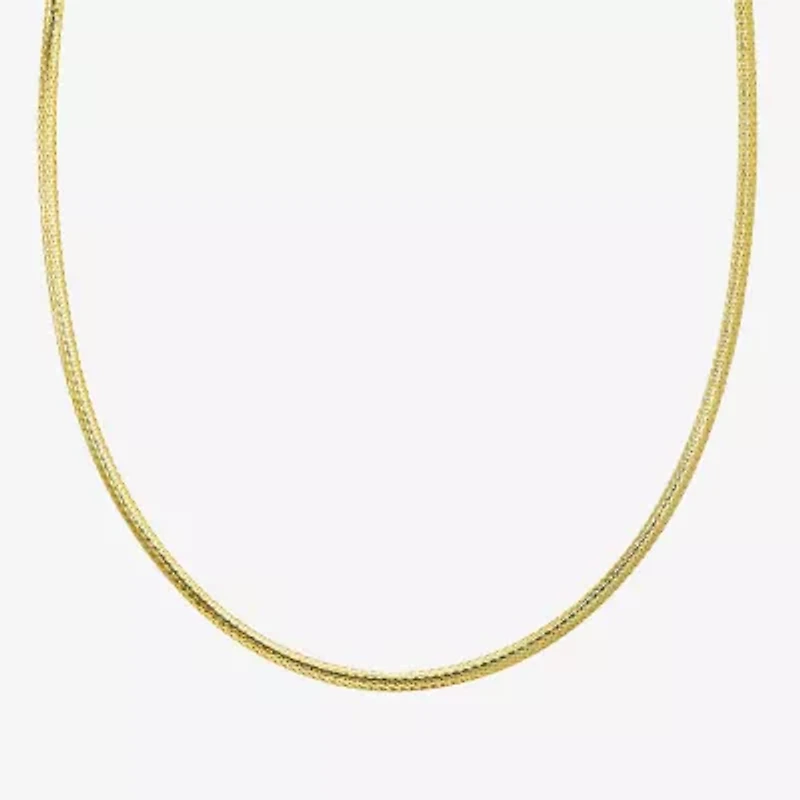 Made in Italy Womens 14K Gold 18 Inch Chain Necklace