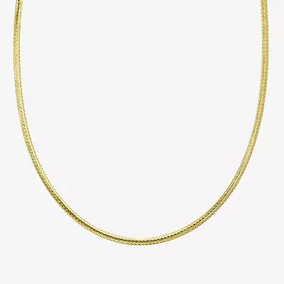 Made in Italy Womens 14K Gold 18 Inch Chain Necklace