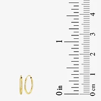 Womens 14K Gold Round 3 Pair Earring Set