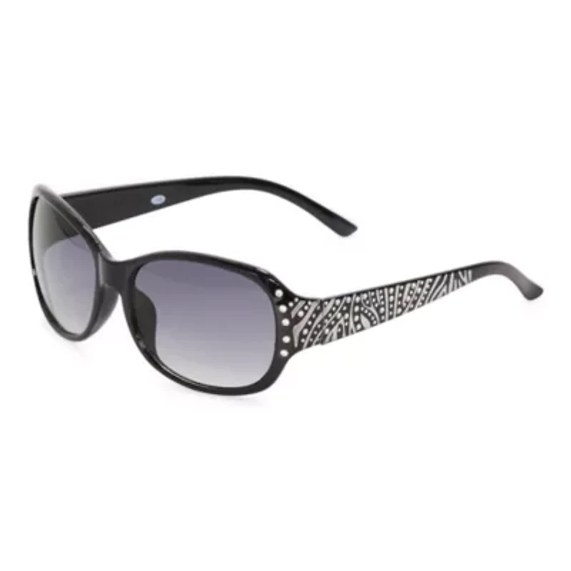 Mixit Womens Uv Protection Rectangular Sunglasses