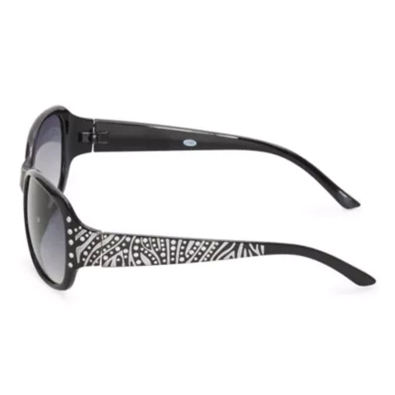 Mixit Womens Uv Protection Rectangular Sunglasses