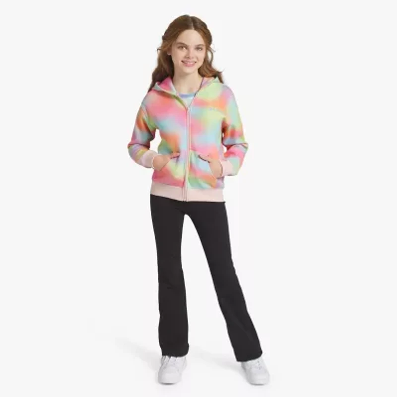Champion Fleece Big Kid Girls Long Sleeve Zipper Active Hoodie