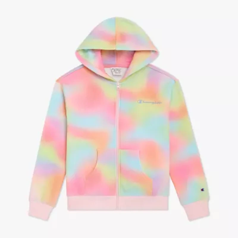 Champion Fleece Big Kid Girls Long Sleeve Zipper Active Hoodie