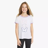 Champion Ringer Big Kid Girls Round Neck Short Sleeve Regular Fit Graphic T-Shirt