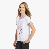 Champion Ringer Big Kid Girls Round Neck Short Sleeve Regular Fit Graphic T-Shirt