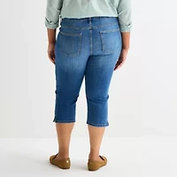 St. John's Bay Womens Plus Capri Jean