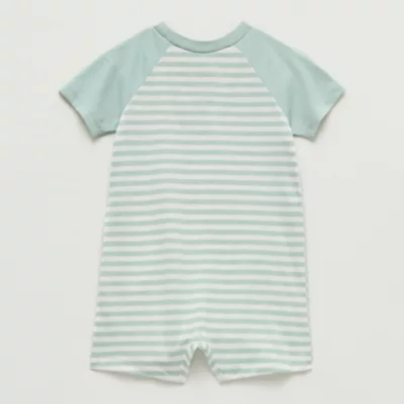 Okie Dokie Baby Boys Short Sleeve Romper