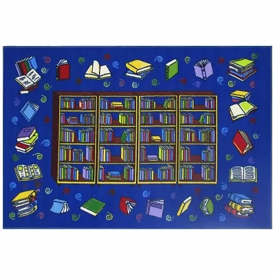 Reading Time Indoor Rectangular Accent Rug