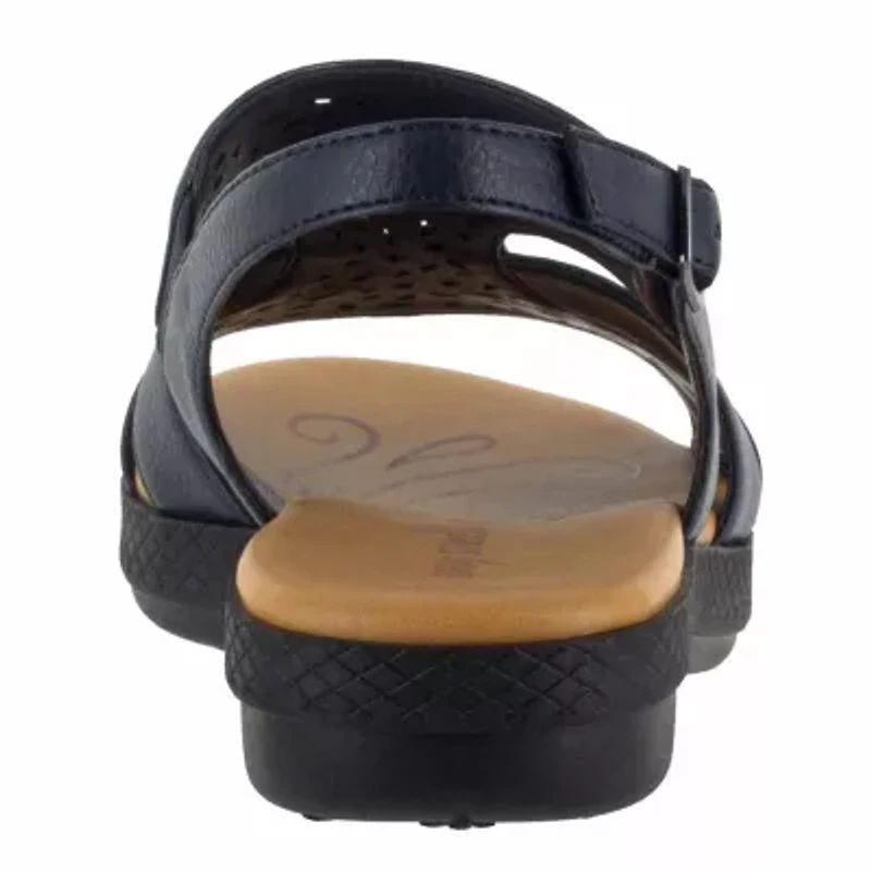 Easy Street Womens Bolt Strap Sandals