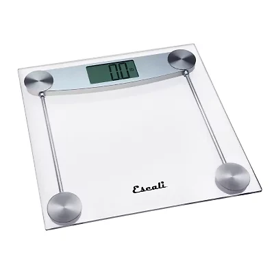 Escali Glass And Chrome Digital Display Bathroom Scale