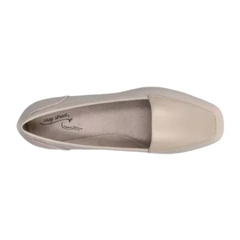 Easy Street Thrill Womens Square Closed Toe Slip-On Shoe