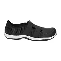 Easy Street Yareli Womens Moc Closed Toe Ballet Flats